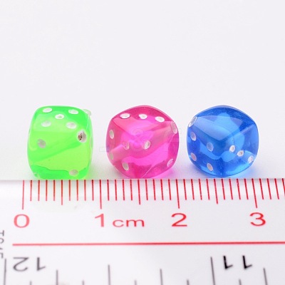 Transparent Acrylic Beads PLMD8MM-1