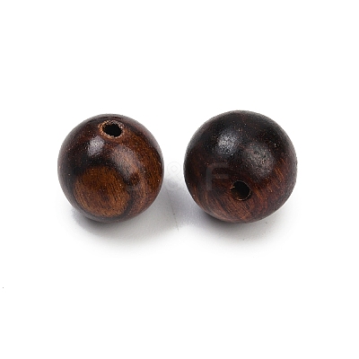 Natural Wood Beads WOOD-S666-10mm-03-1