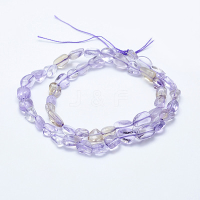 Natural Ametrine Beads Strands LS-G-K203-09-1