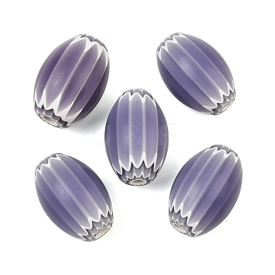 Handmade Millefiori Glass Beads GL-CBAAE72-01A-04-1