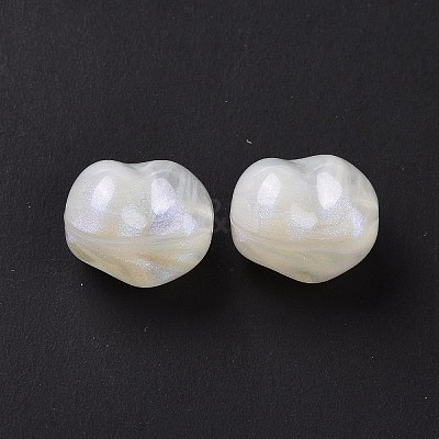 Opaque Acrylic Beads OACR-E015-08H-1