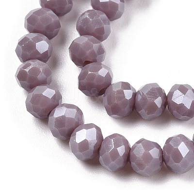 Electroplate Glass Beads Strands EGLA-A034-P3mm-A12-1