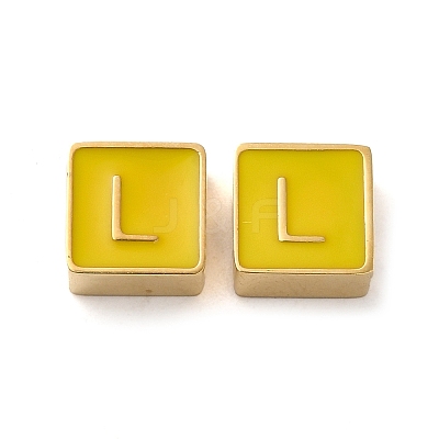 304 Stainless Steel Enamel Beads STAS-L022-293G-L-1