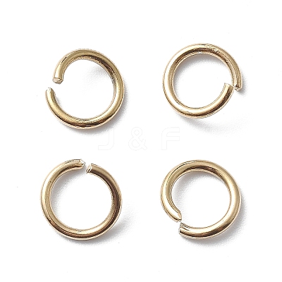 Ion Plating(IP) 304 Stainless Steel Open Jump Rings STAS-M081-01G-07-1