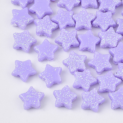 Opaque Acrylic Beads X-MACR-T033-04C-1