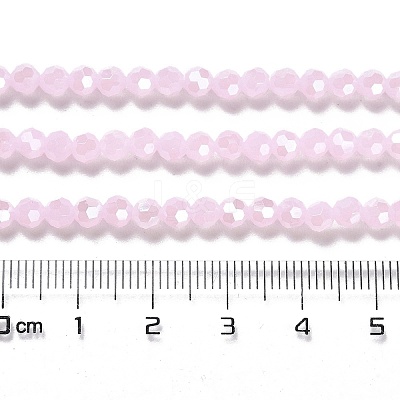 Electroplate Glass Beads Strands EGLA-A035-J4mm-A02-1