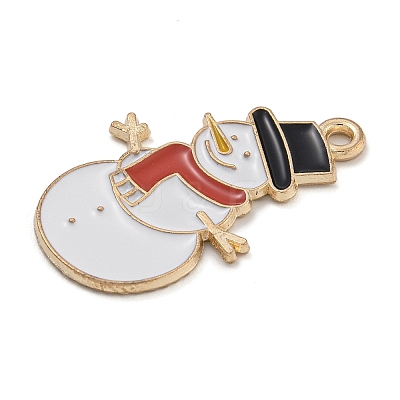Christmas Theme Alloy Enamel Pendants ENAM-Z019-01K-1