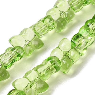 Transparent Glass Beads Strands GL-CBAAE04-01D-1