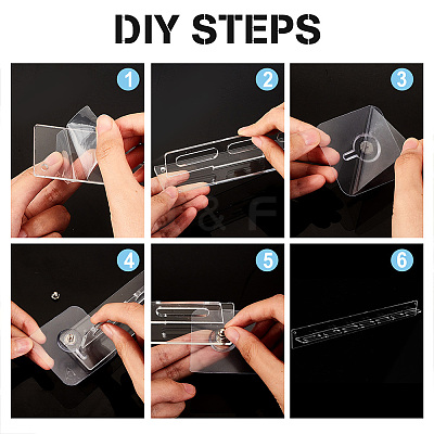 2 Sets 2 Colors Acrylic Sunglasses Organizer Holder AJEW-GA0006-41-1