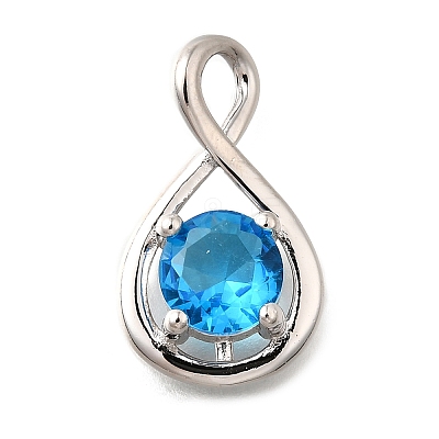 925 Sterling Silver Pave Cubic Zirconia Pendants STER-V001-03P-12-1