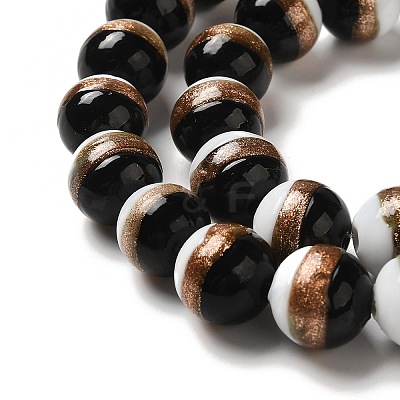 Lampwork Beads Strands LAMP-E036-07F-1