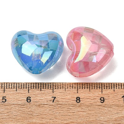 UV Plating Transparent Acrylic Beads AC-CBA8339-01C-1