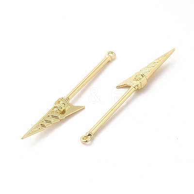 Rack Plating Alloy Big Pendants LS-PALLOY-E025-10G-1