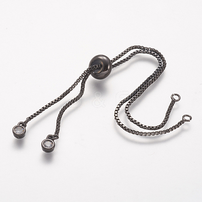 Rack Plating Brass Chain Bracelet Making KK-A142-017-1