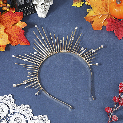 Alloy Virgin Halo Hair Bands OHAR-WH20011-08G-1