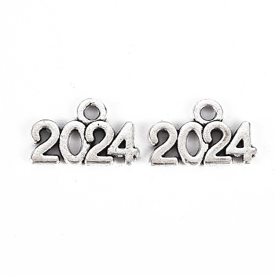 Tibetan Style Alloy Charms TIBE-S323-109AS-RS-1