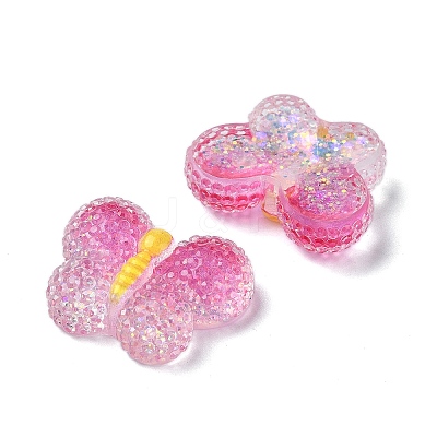 Transparent Epoxy Resin Decoden Cabochons CRES-I030-07A-1