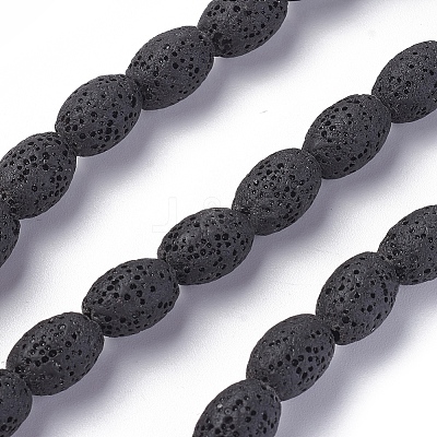 Natural Lava Rock Beads Strands G-F671-03A-11-1