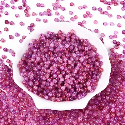 Baking Paint Glass Beads DGLA-T005-01A-10-1