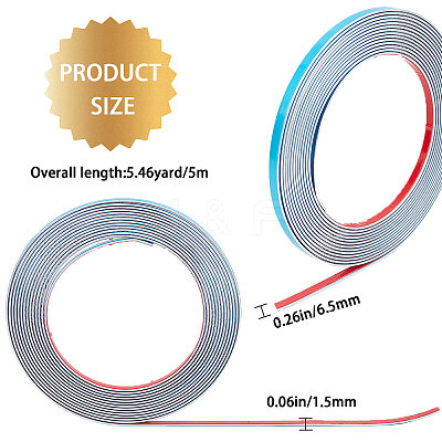 Matte Style PVC Self-Adhesive Floor Seam Stickers DIY-WH0033-51A-03-1