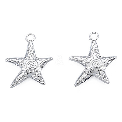 Non-Tarnish 201 Stainless Steel Pendants STAS-N098-230P-1