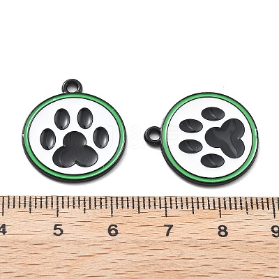 Panda Theme Alloy Enamel Pendants ENAM-F150-05-1