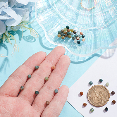 Natural Indian Agate Beads Strands G-NB0004-54-1