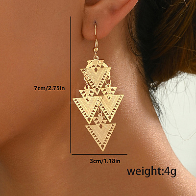Iron Dangle Earrings XW0949-2-1