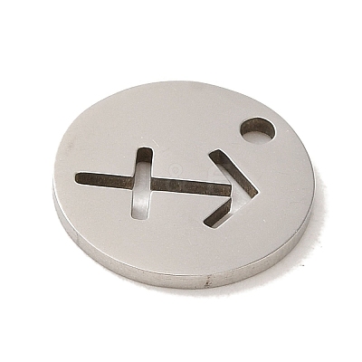Non-Tarnish 201 Stainless Steel Charms STAS-E217-10P-12-1