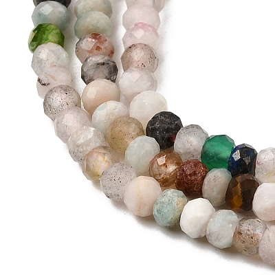 Natural Mixed Stone Beads Strands G-F717-03-1