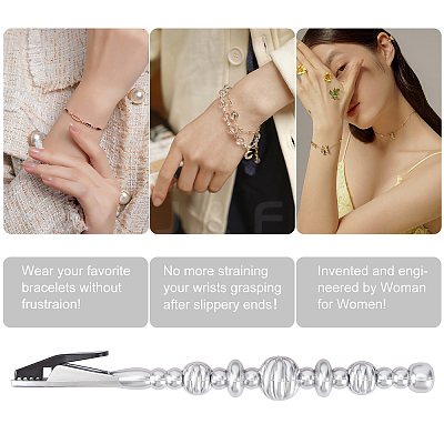 4 Pcs 4 Colors PE Bracelet Helper TOOL-PH0001-27-1