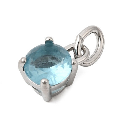 Birthdaystone Theme March 304 Stainless Steel Charms STAS-B128-60P-03-1