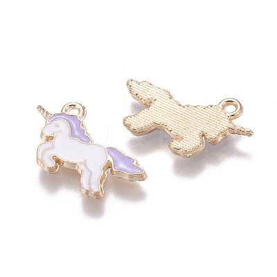 Alloy Enamel Pendants ENAM-G124-03C-1