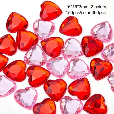 Imitation Taiwan Acrylic Rhinestone Cabochons GACR-SZ0001-06-1