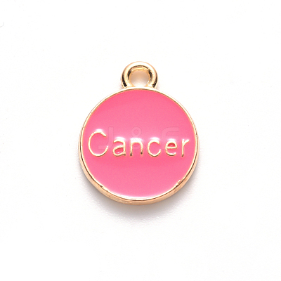 Alloy Enamel Pendants ENAM-S124-01B-03D-1