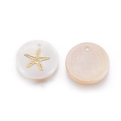 Freshwater Shell Pendants SHEL-X0004-05-1