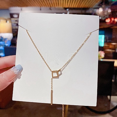 Stainless Steel Cable Chain Necklaces FS-WG30730-23-1