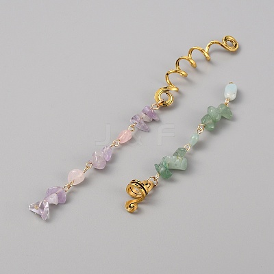 DIY Alloy Hair Dreadlocks Braiding Kits OHAR-WH0029-04-1