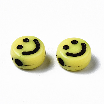 Opaque Craft Acrylic Beads X-MACR-S369-003B-02-01-1