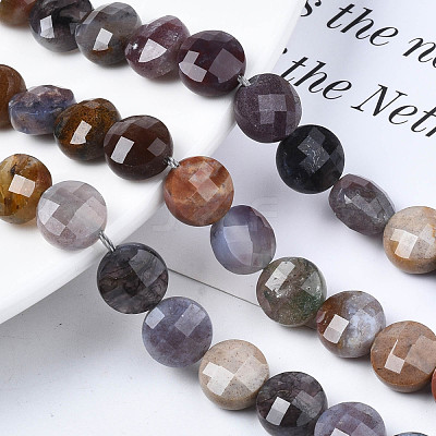 Natural Indian Agate Beads Strands G-S359-369-1