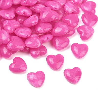Two-tone Opaque Acrylic Beads AC-CBA8E7E-01B-1