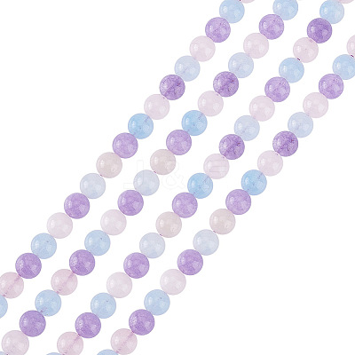 1 Strand Natural Aquamarine & Rose Quartz & Amethyst Beads Strands G-GO0001-52-1