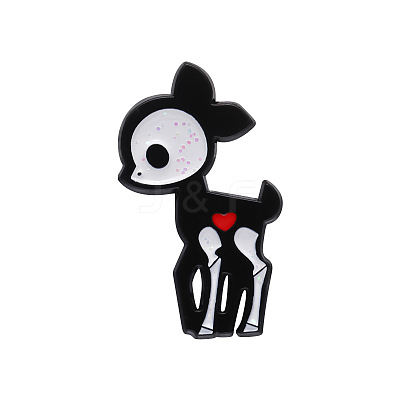 Black Alloy Brooches JEWB-CJC0012-06EB-06-1