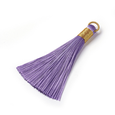Polyester Tassel Pendants FIND-I009-D18-1