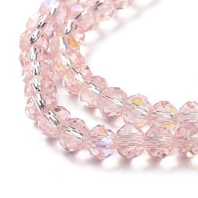 Electroplate Glass Beads Strands LS-EGLA-A034-T10mm-L18-1
