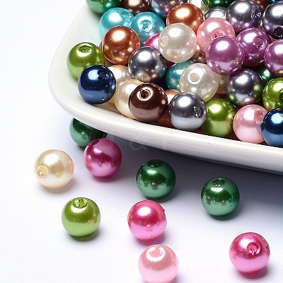 Colorful Acrylic Beads PACR-8D-M-1