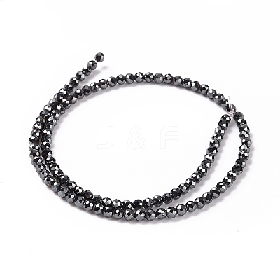 Electroplate Non-magnetic Synthetic Hematite Beads Strands G-L487-C-15-1