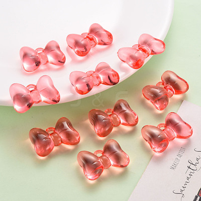 Transparent Acrylic Pendants TACR-T024-02BB-910-1