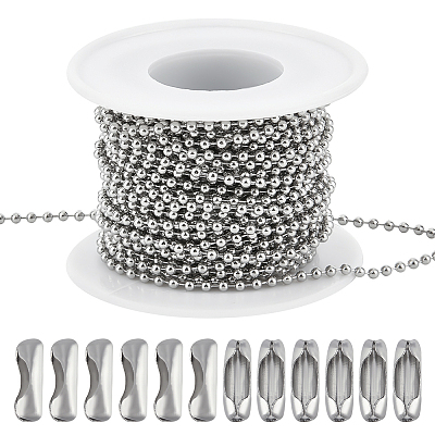 DIY Ball Chain Necklace Bracelet Making Kit DIY-BBC0001-70-1