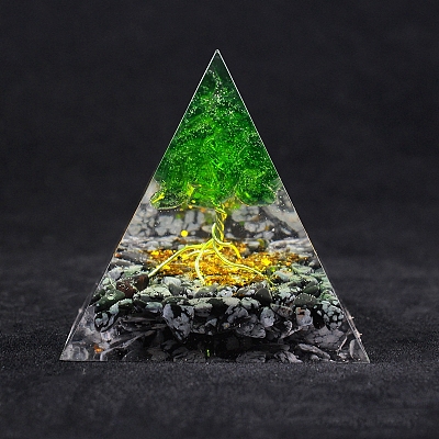 Orgonite Pyramid Resin Energy Generators PW-WG22606-01-1
